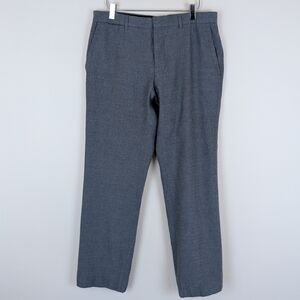 Burberry London Grey Wool Blend Dress Pants